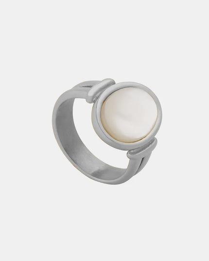 Vintage white seashell charming ring index finger ring accessory