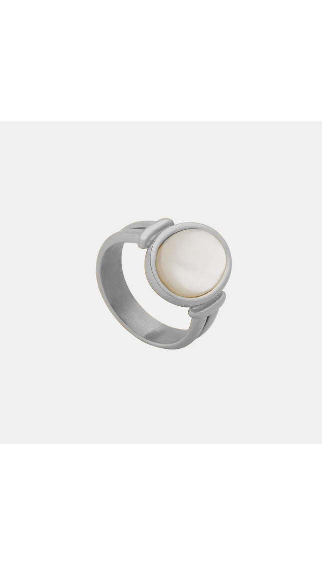 Vintage white seashell charming ring index finger ring accessory