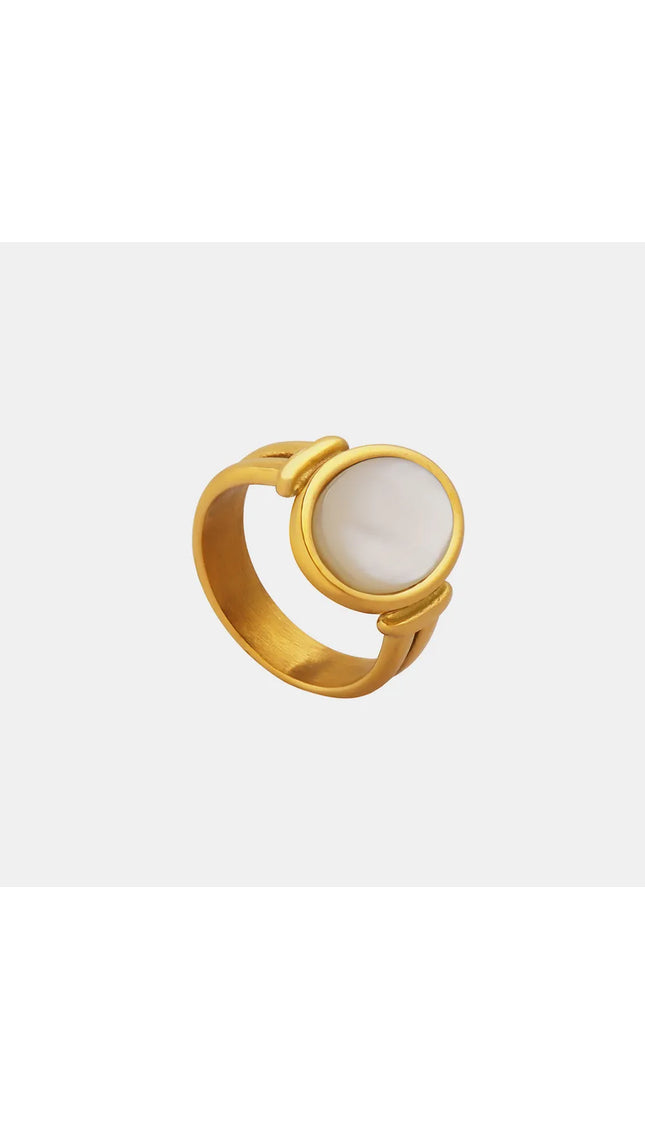 Vintage white seashell charming ring index finger ring accessory